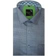 Print Blue Shirt : Party