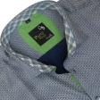 Print Blue Shirt : Party