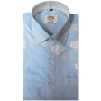 Handpainted Blue Shirt : Ditto