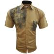 Handpainted Khakhi Shirt : Ditto