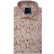 Print Peach Shirt : Party