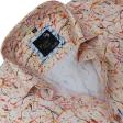 Print Peach Shirt : Party