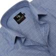 Checks Blue Shirt : Business