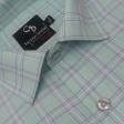 Checks Green Shirt : Business