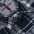 Checks Navy Blue Shirt : Slim