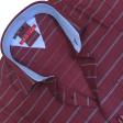 Stripes Maroon Shirt : Slim