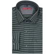Stripes Dark Green Shirt : Slim