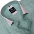 Stripes Light Green Shirt : Business