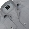 Plain Light Gray Shirt : Business