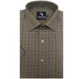 Checks Fawn Shirt : Business