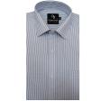 Stripes Blue Shirt : Business