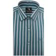 Stripes Green Shirt : Business