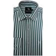 Stripes Light Green Shirt : Business