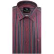 Stripes Peach Shirt : Business