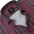 Stripes Peach Shirt : Business
