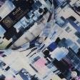 Print Blue Shirt : Party