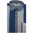 Print Blue Shirt : Ditto