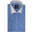 Stripes Dark Blue Shirt : Business