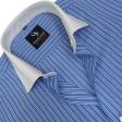 Stripes Dark Blue Shirt : Business
