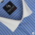 Stripes Dark Blue Shirt : Business