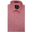 Stripes Peach Shirt : Business
