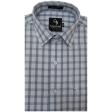 Checks Dark Gray Shirt : Business
