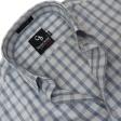 Checks Dark Gray Shirt : Business
