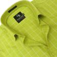 Checks Dark Green Shirt : Business