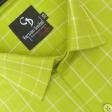 Checks Dark Green Shirt : Business