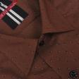 Print Brown Shirt : Slim