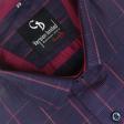 Checks Maroon Shirt : Business