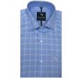 Checks Blue Shirt : Business