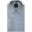 Checks Blue Shirt : Business