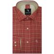 Checks Rust Shirt : Business