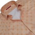 Print Peach Shirt : Slim