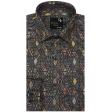 Print Black Shirt : Party