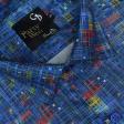 Print Blue Shirt : Party