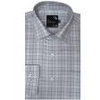 Checks Gray Shirt : Business