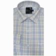 Checks Blue Shirt : Business