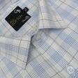 Checks Blue Shirt : Business