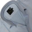 Self Design Light Blue Shirt : Business