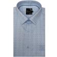 Checks Light Blue Shirt : Business