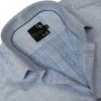 Checks Light Blue Shirt : Business
