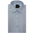 Self Design Blue Shirt : Business