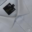 Self Design Light Blue Shirt : Business