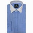 Stripes Blue Shirt : Business
