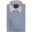 Plain Light Blue Shirt : Business