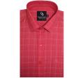 Checks Red Shirt : Business