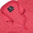 Checks Red Shirt : Business