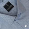 Self Design Blue Shirt : Business